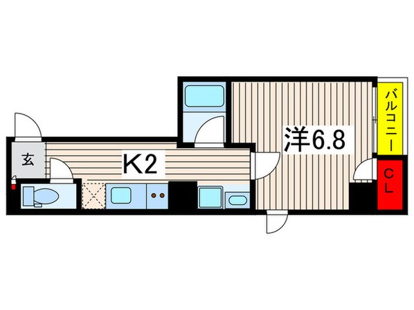 デュオメゾン菊川の物件間取画像